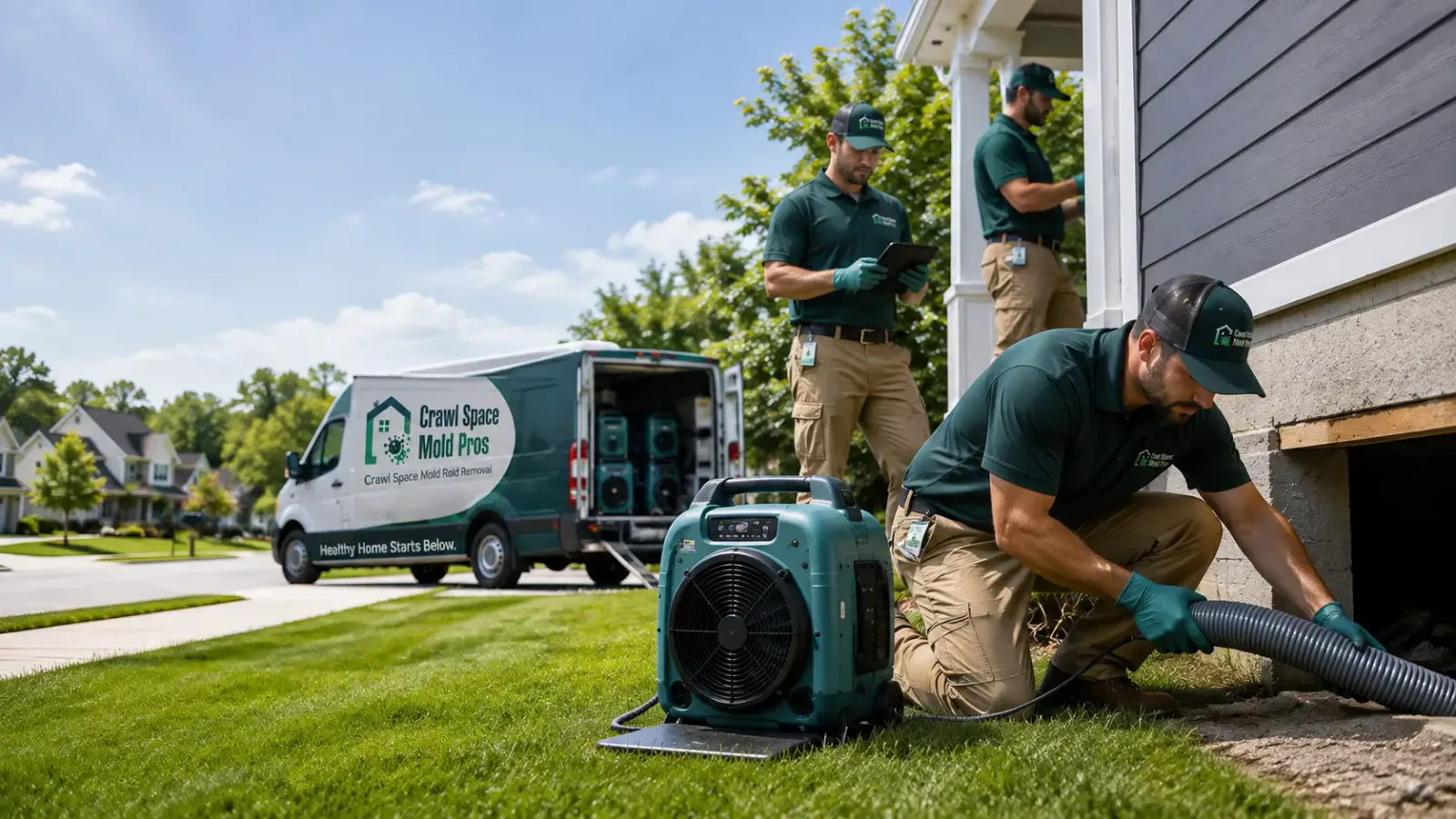 Crawl Space Mold Removal in Morton, IL
